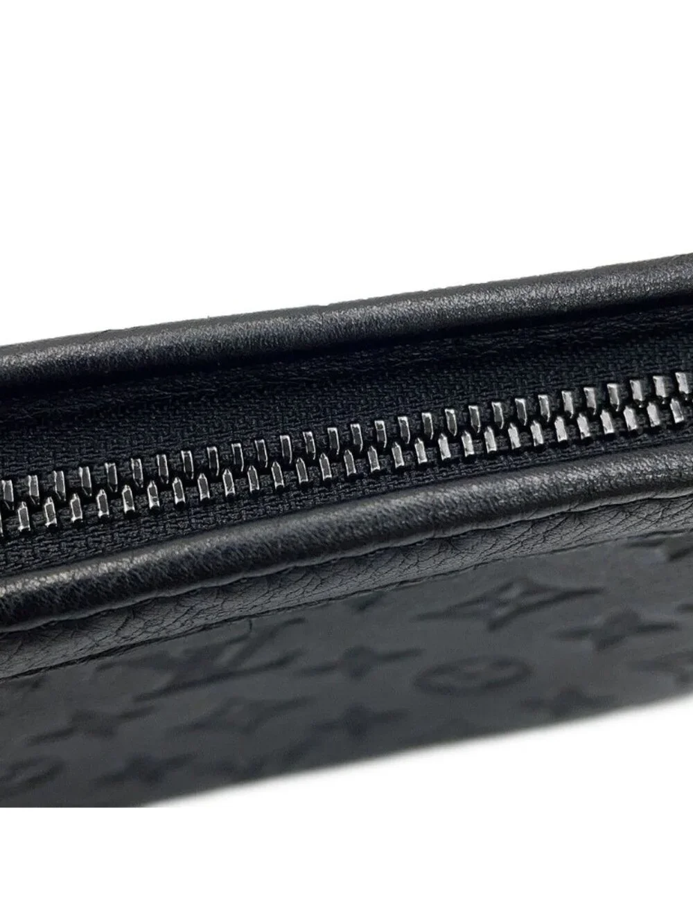 Louis Vuitton Shoulder Bag Monogram Shadow Gaston Wearable Wallet Black